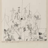 Paul Klee "Kirche im Bau" 1914
ink on paper laid down on cardboard
cm 16.5x16.5
Signed upper right, - photo 1