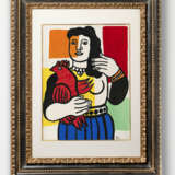 Fernand Leger "Femme au perroquet"
gouache on paper
cm 58x44
Signed with the initials lower right - Foto 2