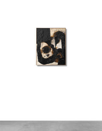 Alberto Burri "Combustione" 1957
acrylic, paper, vinavil, combustion on cardboard laid down on faes - Foto 2