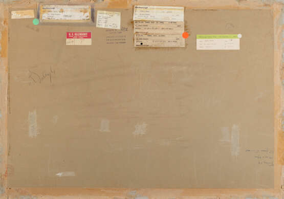 Mark Tobey "Untitled (Saint Jean Window)" 1957
tempera on paper laid down on cardboard
cm 59x86.5 - фото 2