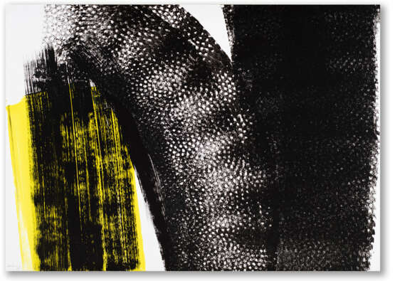 Hans Hartung "P1973-C3" 1973
ink, pastel and acrylic on cardboard laid down on canvas
cm 74.6x104.3 - Foto 1