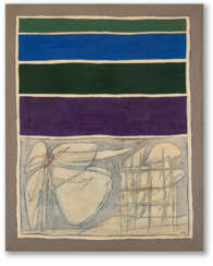 Achille Perilli "I rituali apotropaici" 1965
oil and mixed media on canvas
cm 100x81
Signed and dat