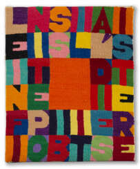 Alighiero Boetti "Le infinite possibilità di esistere" 1988 ca.
embroidery
cm 29.5x24.5
Provenance