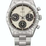 ROLEX. A VERY RARE STAINLESS STEEL CHRONOGRAPH WRISTWATCH WITH PAUL NEWMAN DIAL AND BRACELET - photo 1