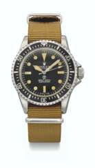 ROLEX. A VERY RARE AND ATTRACTIVE STAINLESS STEEL AUTOMATIC WRISTWATCH WITH SWEEP CENTRE SECONDS AND HACK FEATURE - MADE FOR THE BRITISH ROYAL NAVY
