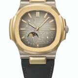 PATEK PHILIPPE. 18K TWO-COLOURED GOLD AUTOMATIC WRISTWATCH WITH DATE, POWER RESERVE, MOON PHASES AND CERTIFICATE OF ORIGIN - Foto 1