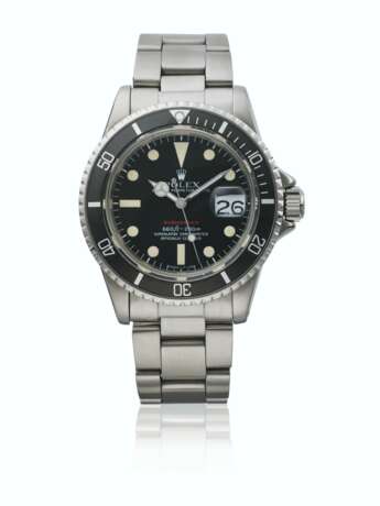 ROLEX. A STAINLESS STEEL AUTOMATIC WRISTWATCH WITH SWEEP CENTRE SECONDS, DATE, BRACELET AND GUARANTEE - photo 1