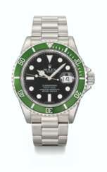 ROLEX. A STAINLESS STEEL AUTOMATIC WRISTWATCH WITH SWEEP CENTRE SECONDS, DATE, BRACELET, GUARANTEE AND BOX