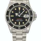 ROLEX. A STAINLESS STEEL AUTOMATIC WRISTWATCH WITH SWEEP CENTRE SECONDS, DATE AND BRACELET - photo 1