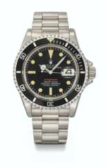 ROLEX. A STAINLESS STEEL AUTOMATIC WRISTWATCH WITH SWEEP CENTRE SECONDS, DATE AND BRACELET