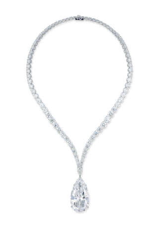 THE SPECTACULAR SNOWDROP DIAMOND PENDENT NECKLACE, BY RONALD ABRAM - фото 1