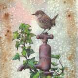 Painting “A small bird.”, Paper, Mixed media, Realist, Animalistic, Ukraine, 2021 - photo 1