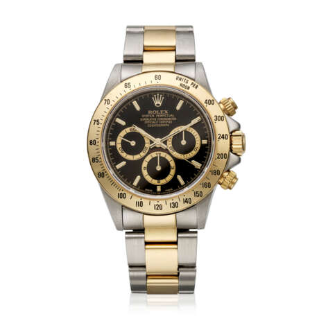 ROLEX, STAINLESS STEEL AND YELLOW GOLD DAYTONA, REF. 16523 - фото 1