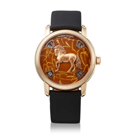 VACHERON CONSTANTIN, LIMITED EDITION PINK GOLD WRISTWATCH MADE FOR THE YEAR OF THE HORSE, REF. 86073/000R - Foto 1