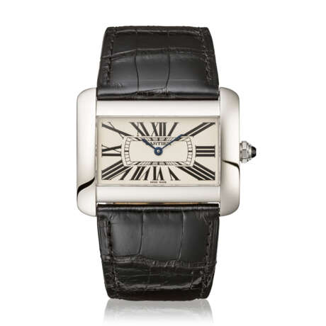 CARTIER, STAINLESS STEEL TANK DIVAN, REF. 2600 - Foto 1