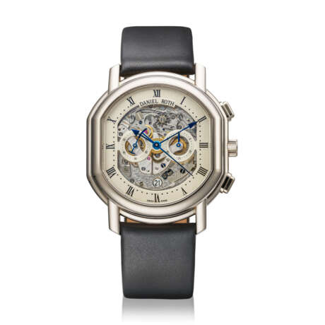 DANIEL ROTH, WHITE GOLD 'SKELETON' CHRONOGRAPH, REF. 447.X.60 - photo 1