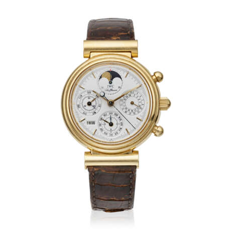 IWC, YELLOW GOLD 'DA VINCI', REF. 9252 - фото 1