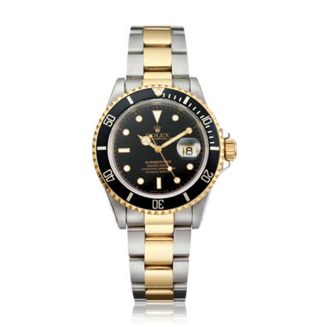 ROLEX, STAINLESS STEEL AND YELLOW GOLD SUBMARINER, REF. 16613 - photo 1