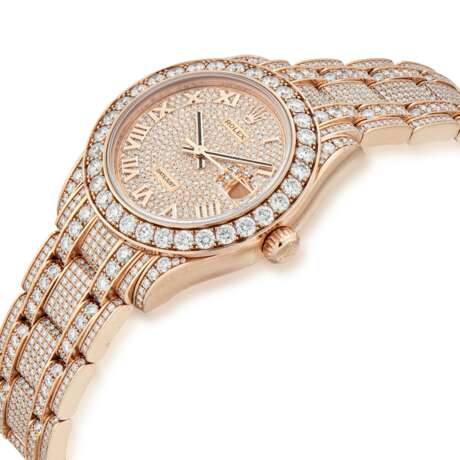 ROLEX, PINK GOLD AND DIAMONDS 'PEARLMASTER', REF. 81405RBR-0001 - фото 2