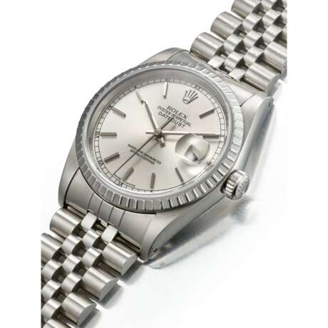 ROLEX, STAINLESS STEEL DATEJUST MADE FOR THE SULTANATE OF OMAN, REF. 1603 - Foto 2