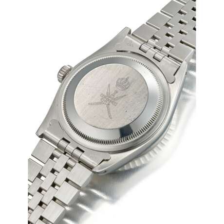 ROLEX, STAINLESS STEEL DATEJUST MADE FOR THE SULTANATE OF OMAN, REF. 1603 - photo 3