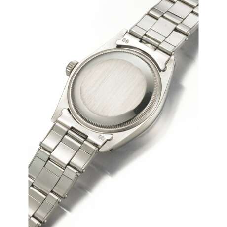 ROLEX, STAINLESS STEEL OYSTER-PERPETUAL DATE WITH TROPICAL DIAL AND EASTERN ARABIC NUMERALS AND DATE, REF. 1500 - photo 4