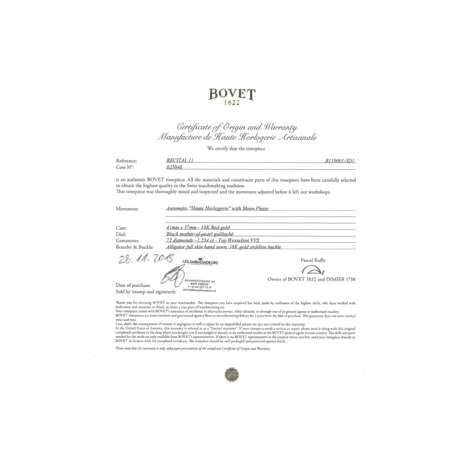 BOVET, PINK GOLD AND DIAMONDS RECITAL 11, REF. R110001-SD1 - photo 5