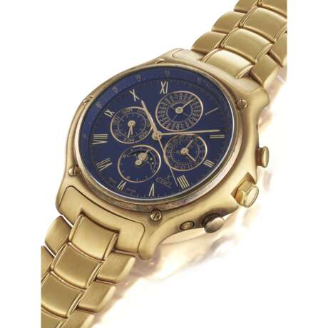 EBEL, YELLOW GOLD PERPETUAL CALENDAR AND CHRONOGRAPH, REF 8136901 - фото 2