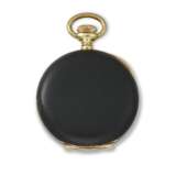 PATEK PHILIPPE & CIE, YELLOW GOLD AND ENAMEL OPENFACE POCKET WATCH - photo 2