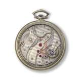 AUDEMARS PIGUET & CO, WHITE GOLD PERPETUAL CALENDAR OPENFACE POCKET WATCH - photo 3