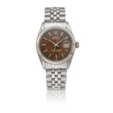 ROLEX, STAINLESS STEEL 'DATEJUST' WITH TROPICAL DIAL, REF. 1601 - фото 1