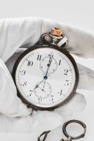 Longines Monopusher Chronograph Pocket Watch - Foto 6