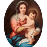 Ovale Bildplatte mit Madonna und Kind nach Bartolomé Esteban Murillo - photo 2