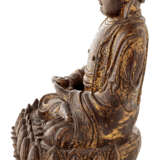 Buddha Shakyamuni mit durchbrochen gearbeitetem Lotosthron - photo 3