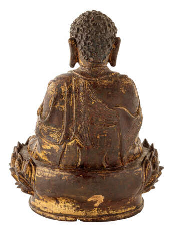 Buddha Shakyamuni mit durchbrochen gearbeitetem Lotosthron - фото 4