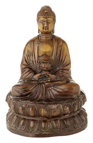 Buddha Amitabha mit Lotosblüte - Foto 1