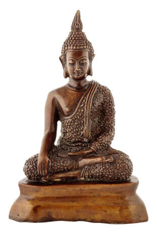 Buddha Shakyamuni in mit Blüten geschmücktem Gewand - фото 1