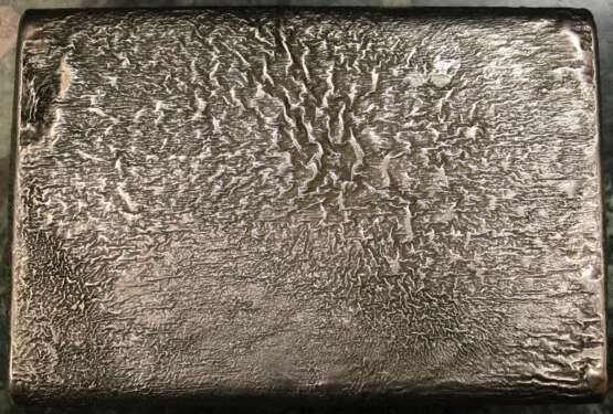 Портсигар-самородок серебряный XIX век - фото 2