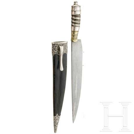Silbermontiertes Messer, Manila/Philippinen, datiert 1846 - фото 2