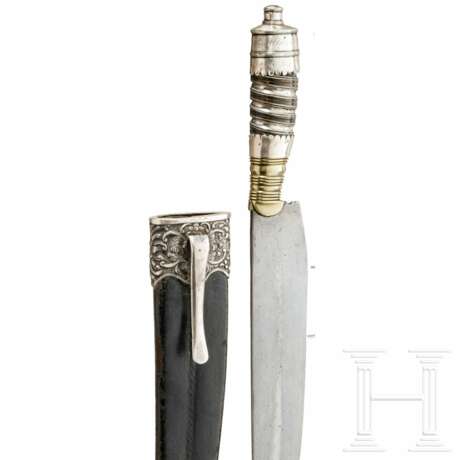 Silbermontiertes Messer, Manila/Philippinen, datiert 1846 - Foto 4