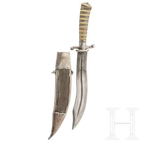 Silbermontiertes Jagdmesser, Frankreich, 2. Hälfte 18. Jhdt. - Foto 2