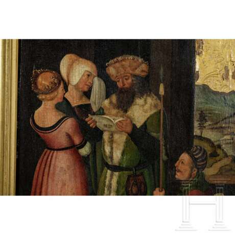 Spätgotisches Tafelbild, Franken, um 1490/1500 - Foto 3