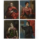 Vier Cäsarenportraits nach Tizian, flämisch, 17./18. Jhdt. - photo 4