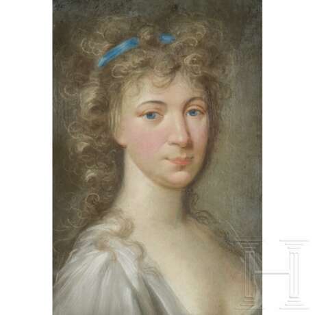 Carl Wilhelm Bardou (1774 - 1842) - Portrait einer jungen Dame, datiert 1797 - Foto 2