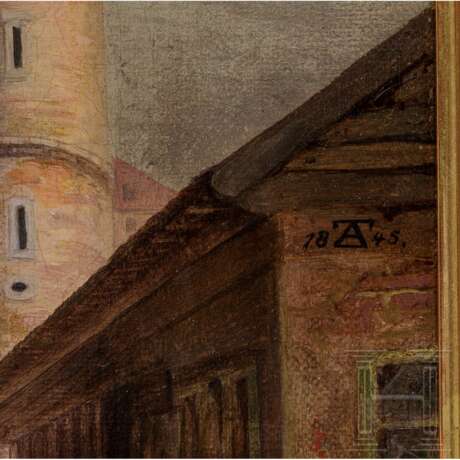 F. August Zeuschner - "Spalentor in Basel", Berlin, 1845 - фото 2