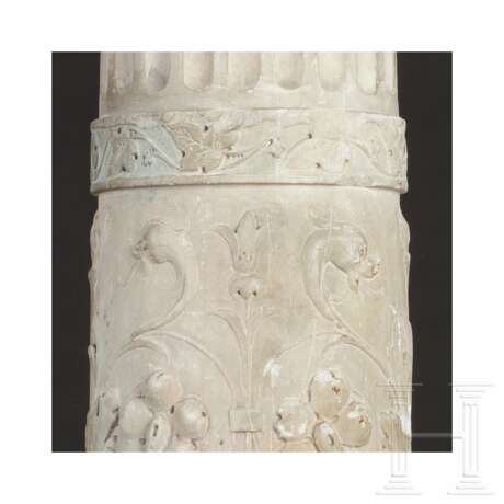 Renaissance-Säule aus Carrara-Marmor, Italien, 16. Jhdt. - Foto 2