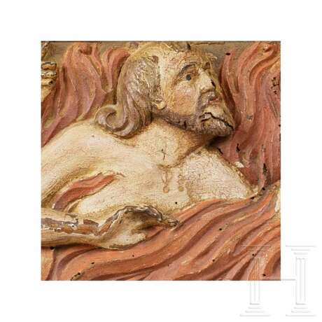 Ein Paar Reliefschnitzereien der armen Seelen im Fegefeuer, Italien, 17. Jhdt. - Foto 4