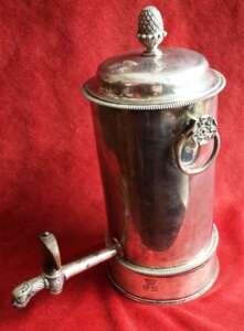 Samovar-coffee pot silver, XIX century