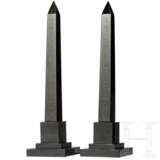 Ein Paar Obelisken aus schwarzem Marmor, Frankreich, 1. Hälfte 19. Jhdt. - фото 2