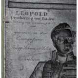 Eisenguss-Reliefplatte "Leopold von Baden", Mannheim, um 1830 - Foto 3